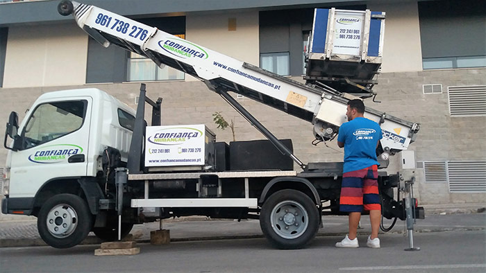 Transporte de mudanças